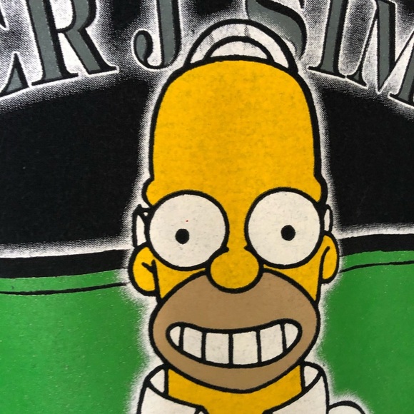 Vintage The Simpson 1998 Merch Graphic T-Shirt - Picture 5 of 7